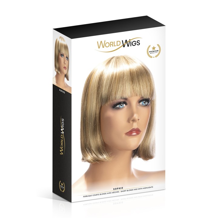 Perruque Sophie blonde avec mèches - Oralove