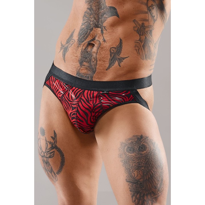 Jockstrap en tulle zébré - Regnes - Oralove