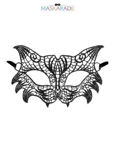 Loup broderie souple Nuit