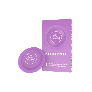 6 Préservatifs ULTRA résistants - Love Match - Oralove