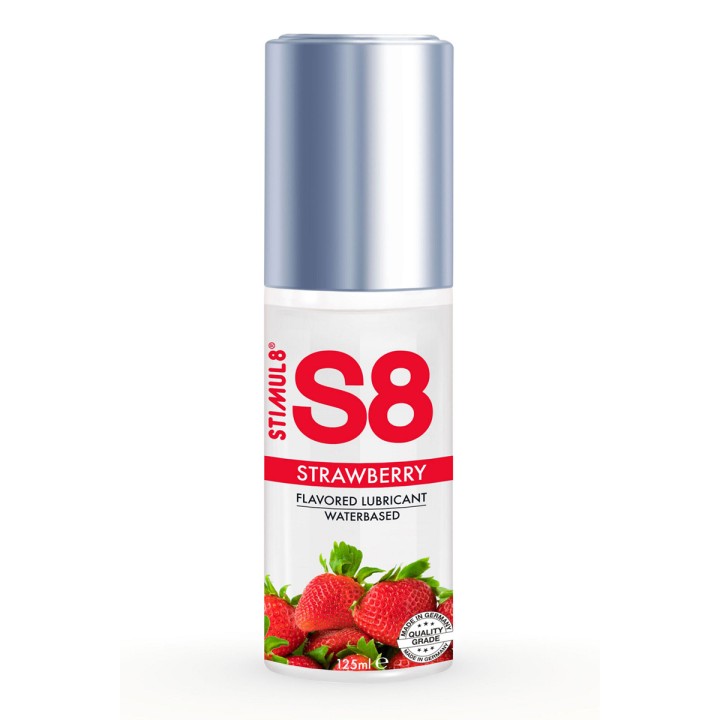 Lubrifiant S8 parfumé fraise 125ml - Oralove