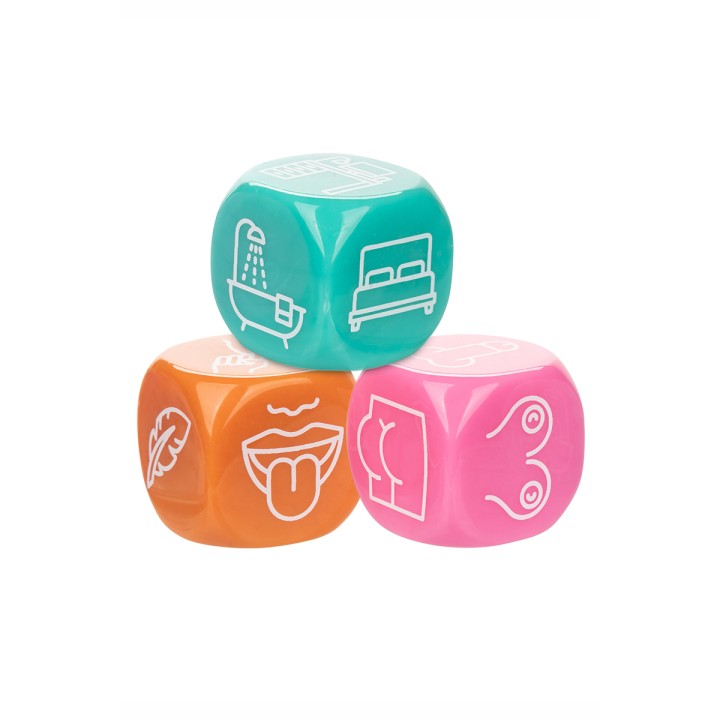 3 dés coquins Roll With It - CalExotics - Oralove