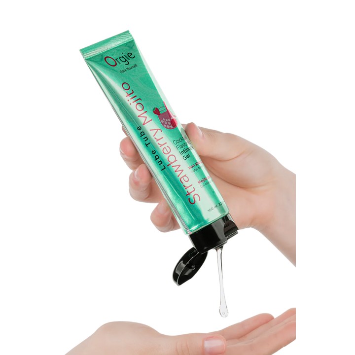 Gel intime Lube Tube Cocktail Fraise Mojito 100ml - Oralove