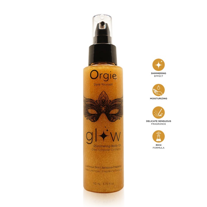 Huile brillante pour le corps 110ml - Orgie - Oralove