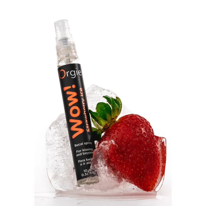 Spray buccal excitant Wow menthol fraise glaçé - Oralove