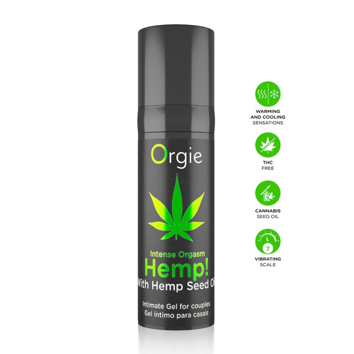 Gel intime d'excitation Hemp Intense Orgasm 15ml - Oralove