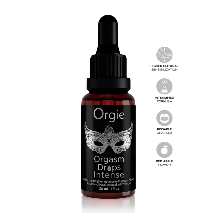 Gouttes d'excitation clitoridienne Orgasm Drops Intense - Oralove
