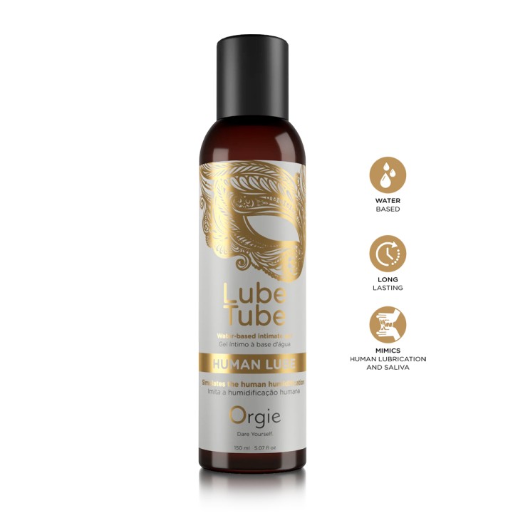 Gel intime naturel Lube Tube Human Lube 150ml - Oralove