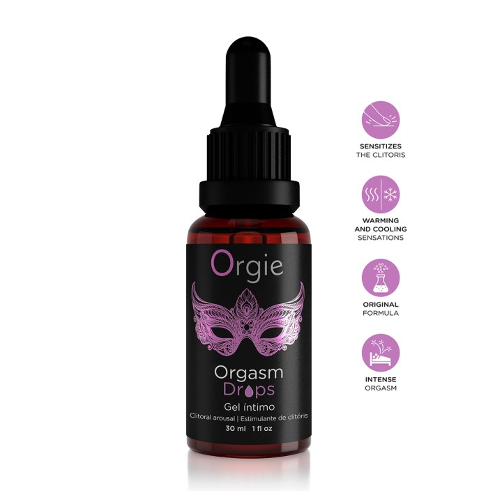 Gel d'excitation du Clitoris Orgasm Drops - Oralove