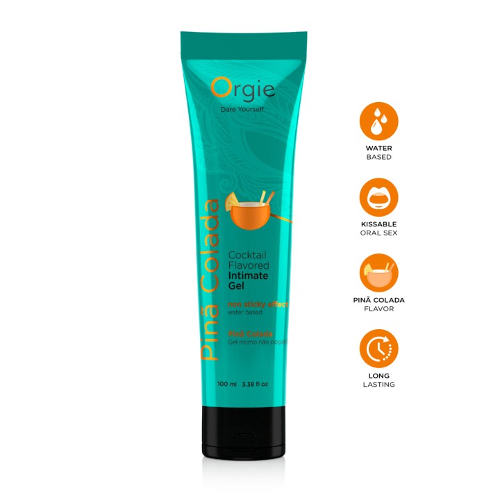 Gel intime Lube Tube Cocktail Pina Colada 100ml - Oralove