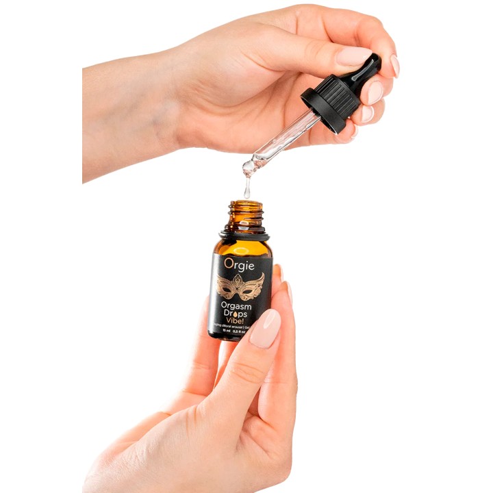 Gel d'excitation du Clitoris Orgasm Drops Vibe 15ml - Oralove