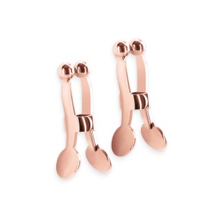Pinces à tétons Bound rose gold - Oralove