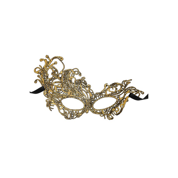 Loup broderie souple Aurore doré - Oralove