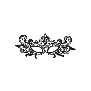 Loup noir Voie Lactée - Maskarade - Oralove