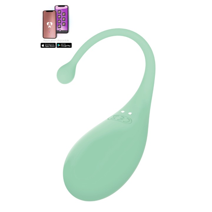 Oeuf vibrant connecté Palpitation vert - Adrien Lastic - Oralove