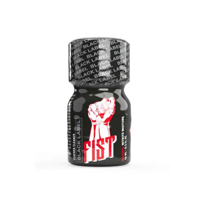 Poppers Fist Amyl Black Label 10ml - Oralove
