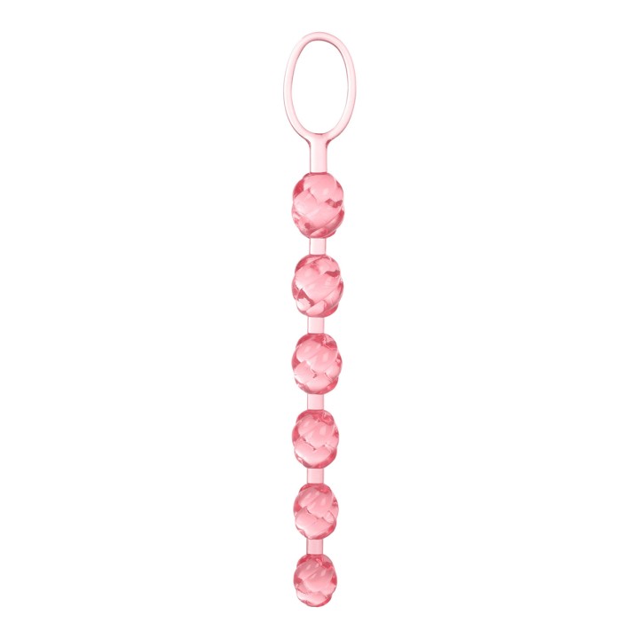 Chaine anale CalExotics Swirl rose - Oralove
