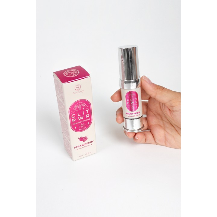 Baume pour clitoris Clit Pwr Fraise - Oralove