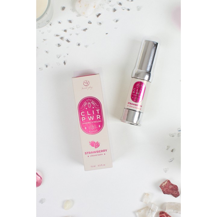 Baume pour clitoris Clit Pwr Fraise - Oralove