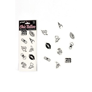 10 tatouages temporaires Candy Collection - Secret Play - Oralove