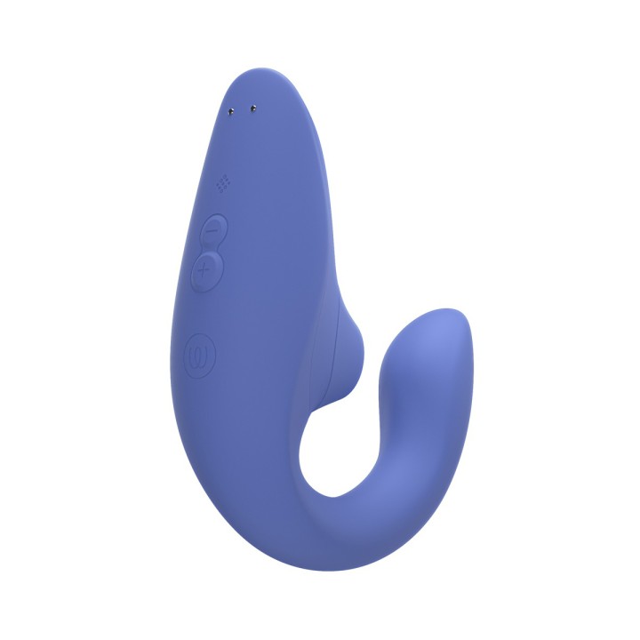 Double stimulateur Womanizer Blend bleu - Oralove