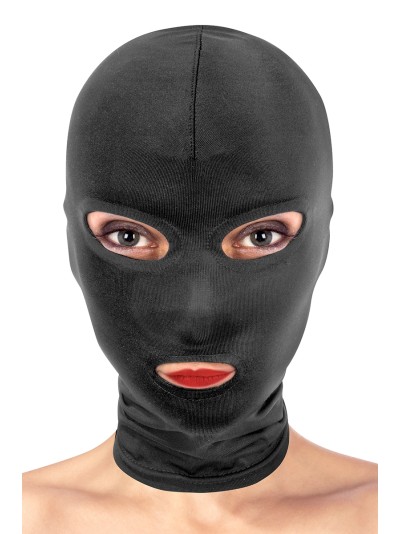 Cagoule BDSM 3 ouvertures - Fetish Tentation