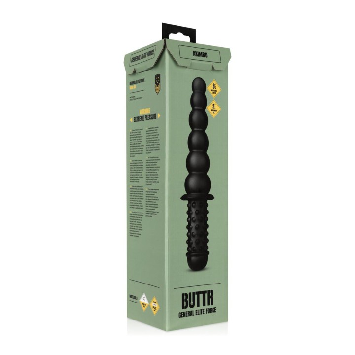 Double dildo anal Akimbo 35 x 5,3 cm - Buttr - Oralove