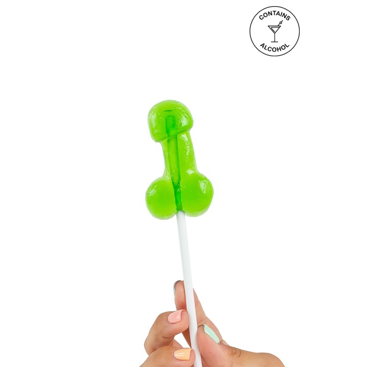 Sucette pénis Caipirinha avec alcool - Oralove