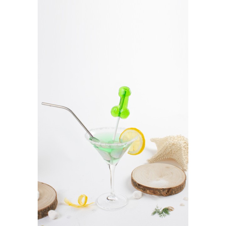 Sucette pénis Caipirinha avec alcool - Oralove