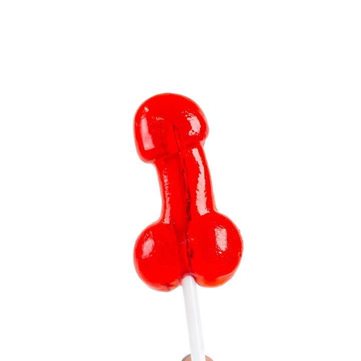 Sucette pénis daiquiri fraise avec alcool - Oralove
