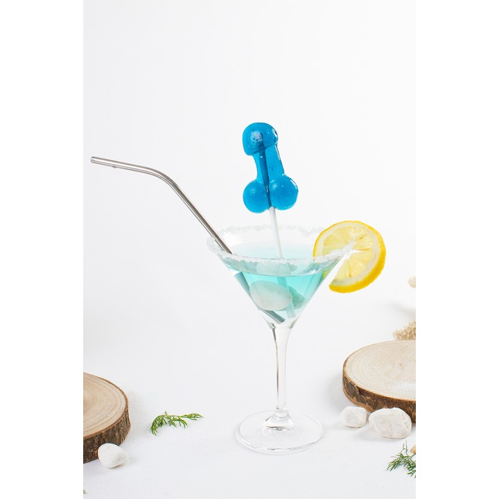 Sucette pénis gin tonic avec alcool - Oralove