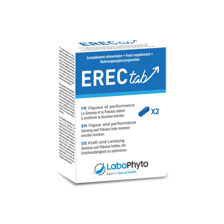 Erectab (2 comprimés) - Stimulant sexuel - Oralove