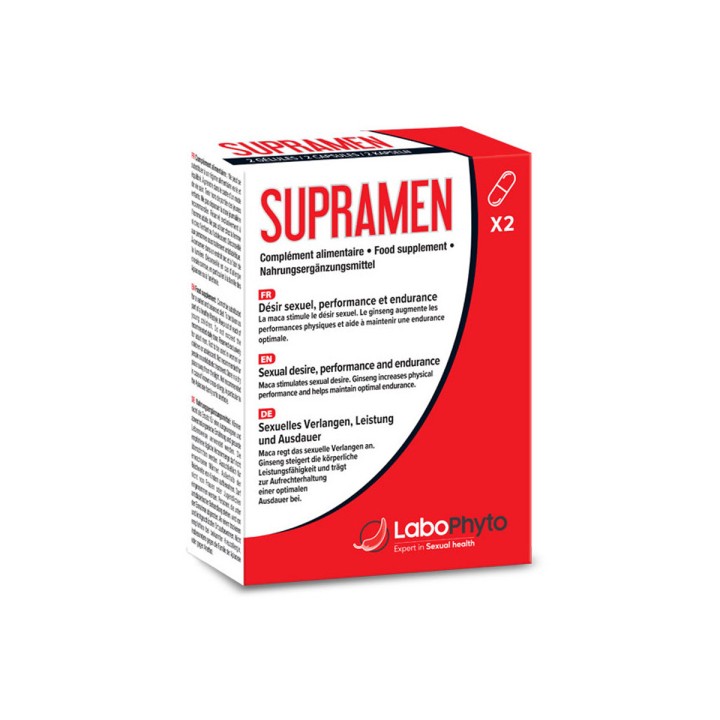 Supramen (2 gélules) - Aphrodisiaque - Oralove