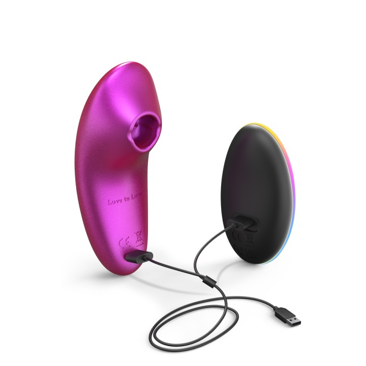 Masseur clitoridien télécommandé Dreamer Iridescent Berry - Love to Love - Oralove