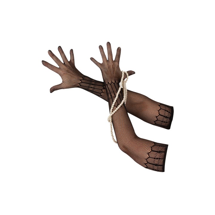 Longs gants en maille - Cotelli Accessoires - Oralove
