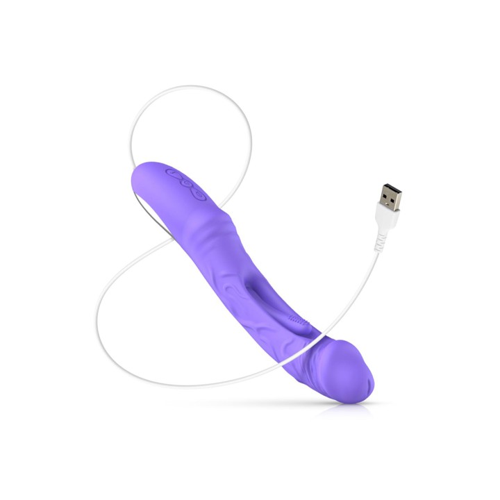 Vibro avec stimulateur de point G Flax - Good Vibes Only - Oralove