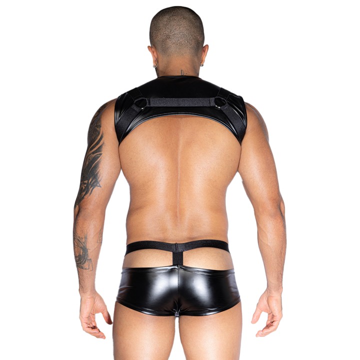 Ensemble sexy deux pièces noir - J Lingerie - Oralove