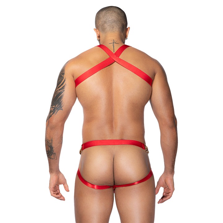 Ensemble sexy deux pièces rouge - J Lingerie - Oralove