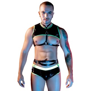 Ensemble sexy fluo 4 pièces - J Lingerie - Oralove