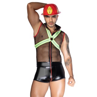 Costume pompier sexy 3 pièces - J lingerie - Oralove