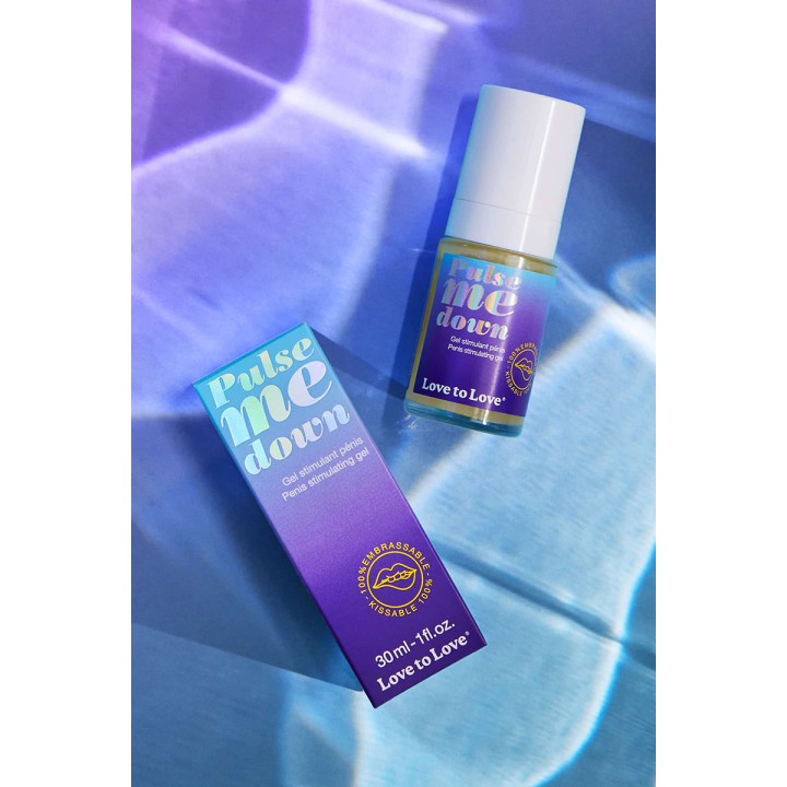 Gel stimulant pénis Pulse Me Down 30ml - Love To Love - Oralove