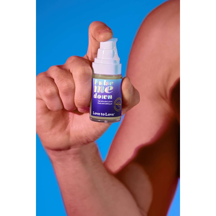 Gel stimulant pénis Pulse Me Down 30ml - Love To Love - Oralove