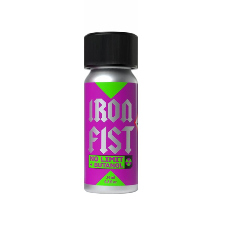 Poppers Iron Fist No Limit Butanol 24ml - Oralove