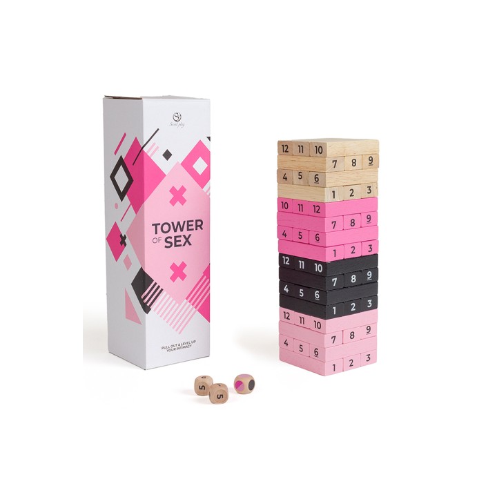 Jeu en bois Tower of Sex - Secret Play - Oralove