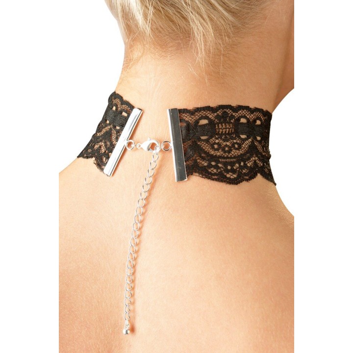 Collier sexy en dentelle - Cotelli Accessoires - Oralove