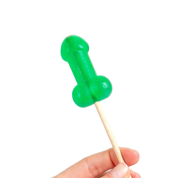 Présentoir de 40 sucettes pénis à la menthe avec effet rafraichissant - Oralove