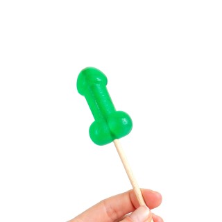 Sucette pénis à la menthe avec effet rafraichissant - Oralove