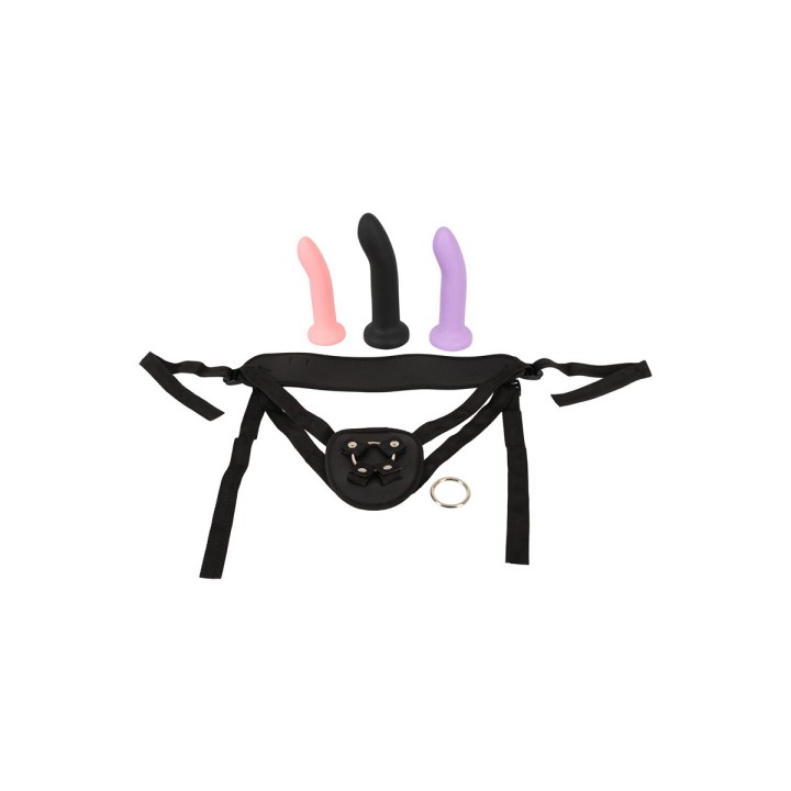 Gode ceinture avec 3 dildos inclus - You2Toys - Oralove