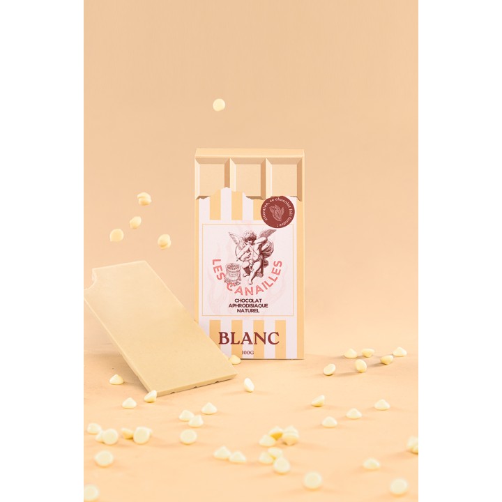 Chocolat blanc - Tablette 100g - Les canailles - Oralove