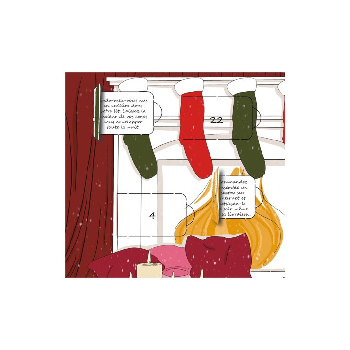 Calendrier de l'Avent spécial couple - Carta Sutra - Oralove